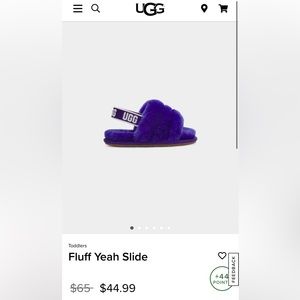 NWT toddler UGG slides